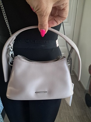 Calvin Klein Micro Mini Bag, shadow gray vegan leather