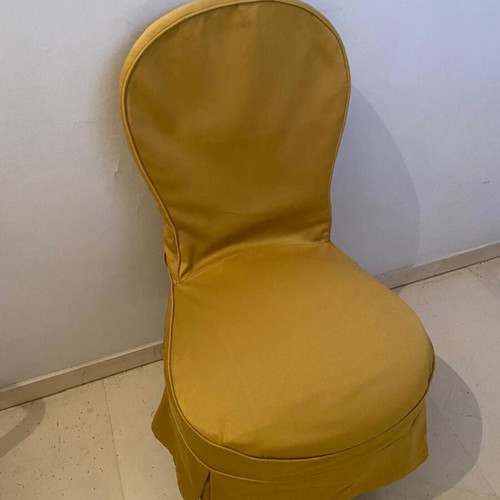 Classic wooden Louis XVI chairs set of 6, like new with velvet seat