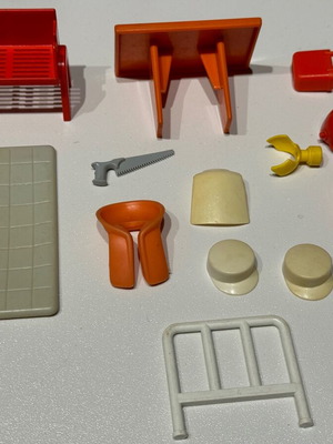 Playmobil διαφορά τροχόσπιτο vintage μεταχειρισμένο