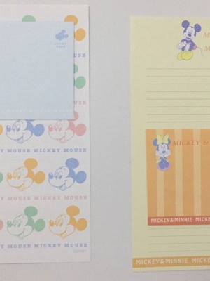 Mikey mousse stationery set new, 2 pieces