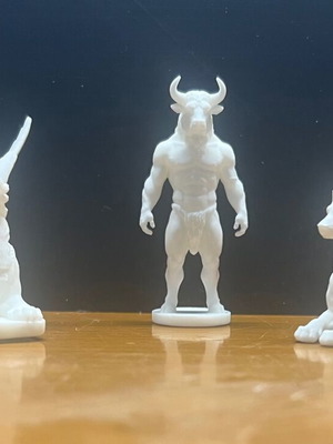 Ancient Greek Miniature Figurines new, sphinx minotaur cerberus