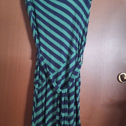 Mexx striped dress used, knee-length with fabric belt