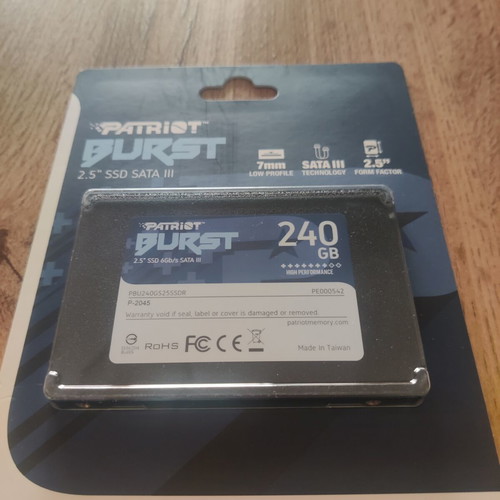 SSD Patriot Burst Elite 240GB new