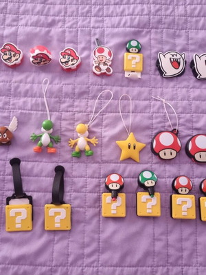 Φιγούρες Super Mario Nintendo σαν καινούργιες, πακέτο 25 τεμαχίων