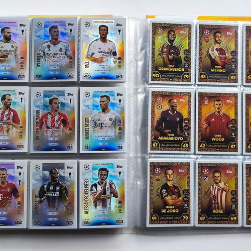Topps Match Attax Champions League & Europa League 2025-2026 complete set like new