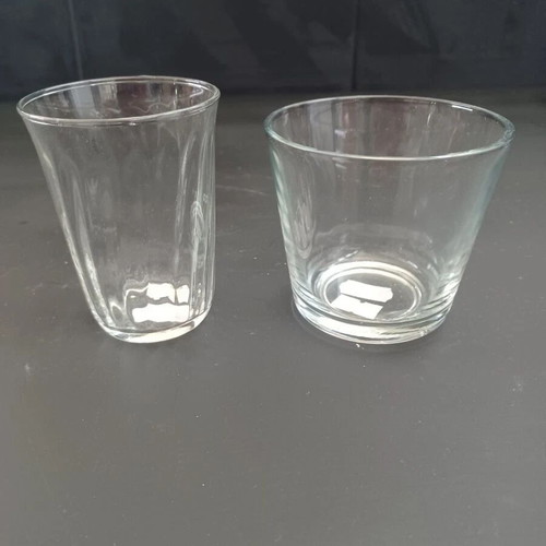 Low Glasses set of 2, like new