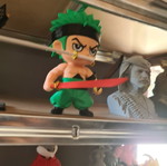 One Piece Zoro 3D Printed Chibi φιγούρα καινούργιο