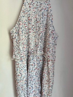 Bershka one-piece summer jumpsuit like new, multicolored