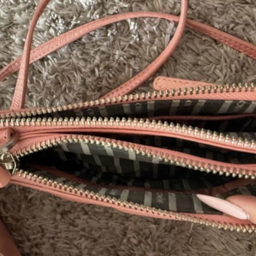 Mimco bag crossbody blush pink like new, leather