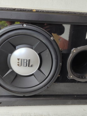 JBL GTO1204BR factory enclosure with GTO1202D dual 2-ohm subwoofer