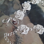 Silver 925 rose bracelet