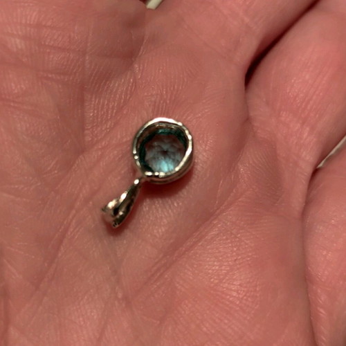 Blue pendant like new