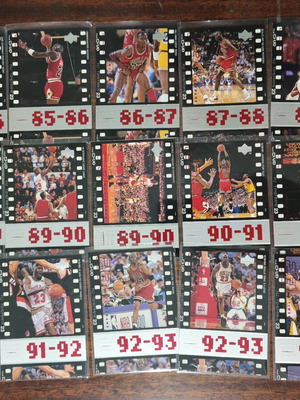 Κάρτες Jordan Upper Deck Timeframe μεταχειρισμένες, πακέτο 21