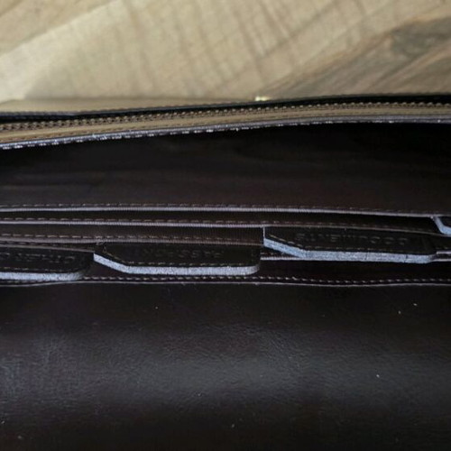 Large men's wallet EDEN new, genuine leather, brown