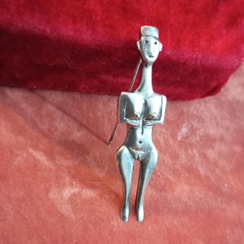 Lalaunis A21 950 vintage brooch used
