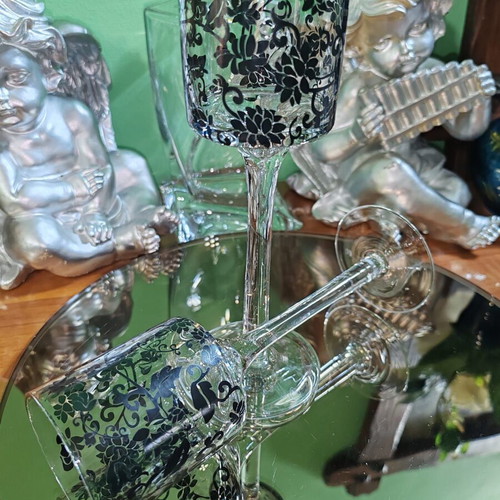 Pair of new elegant collector's candlesticks Austria