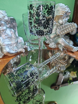 Pair of new elegant collector's candlesticks Austria