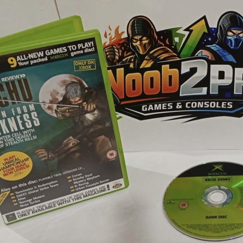 Tenchu: Return from Darkness Xbox demo disc used, 9 games included