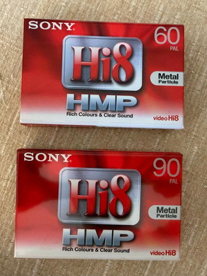 Κασέτες βιντεοκάμερας Hi 8 Sony πακέτο 2 καινούργιες σφραγισμένες