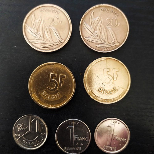 Coins used, pack of 24 pieces from various countries