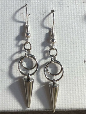 handmade punk gothic earrings