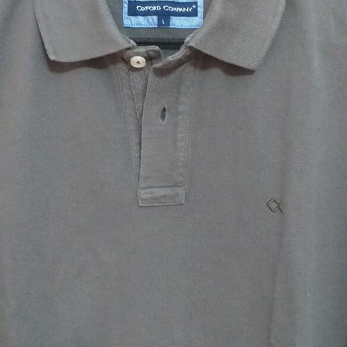 Oxford Company men's shirt size L used, olive color