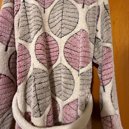 Fleece robe used, size M, Bozer