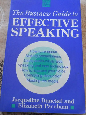 The Business Guide to Effective Speaking book used