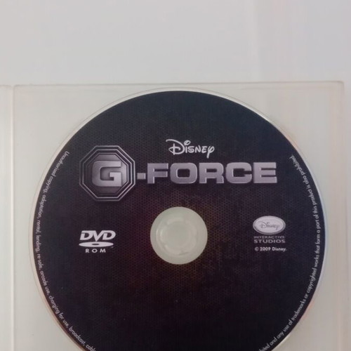 Disney G-Force PC videogame used, disc only without cover