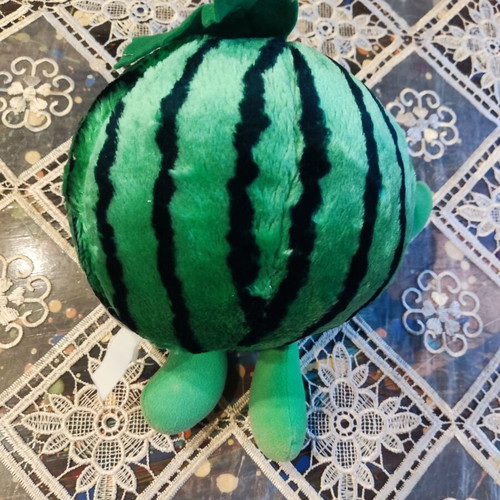 Vintage plush watermelon toy