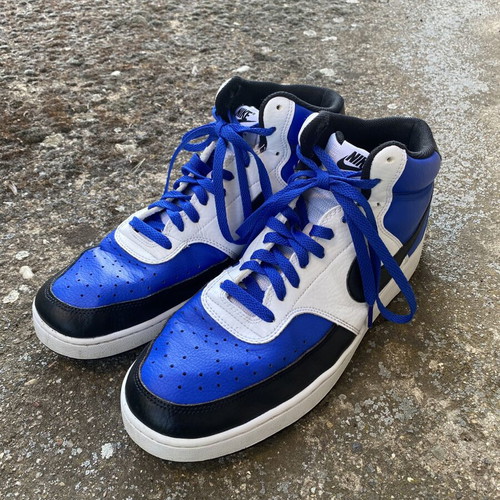 Nike Court Vision Mid sneakers size 46 like new, blue
