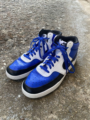 Nike Court Vision Mid sneakers size 46 like new, blue