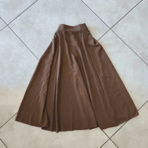 Midi skirt A-line brown like new, size M 38 10
