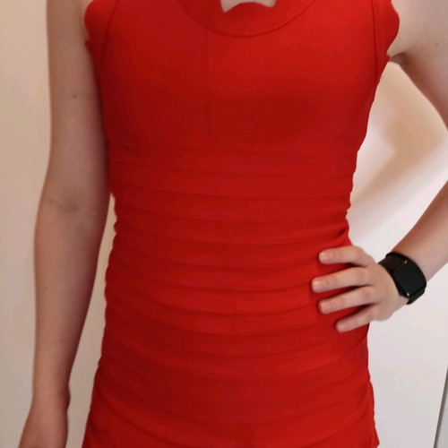 Serendipity mini bandage dress new, red, size Small