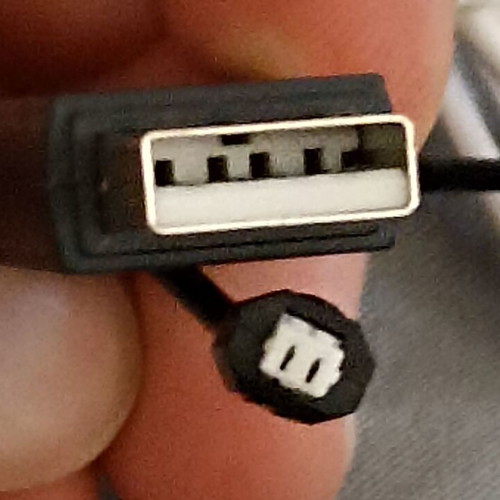 USB cable with JST 2-pin connector new