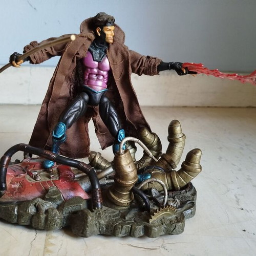 Marvel Legends Gambit action figure used 2001