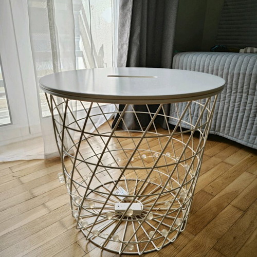 Coffee table with storage like new, small