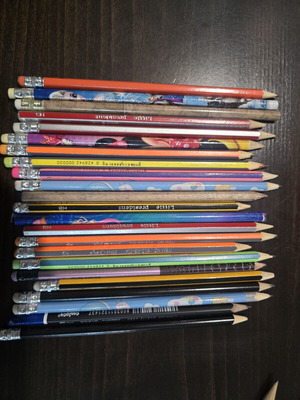 Pencils used, pack of 20 large