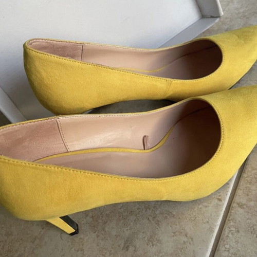 Zara heels used several times, size 40, yellow