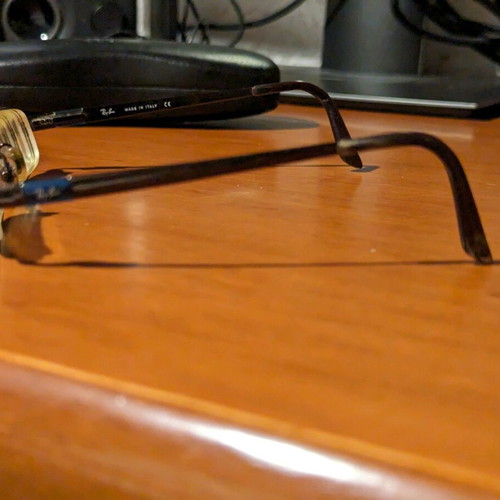 Ray Ban eyeglasses used with case