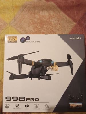 998 Pro αναδιπλούμενο drone 4K με διπλή κάμερα