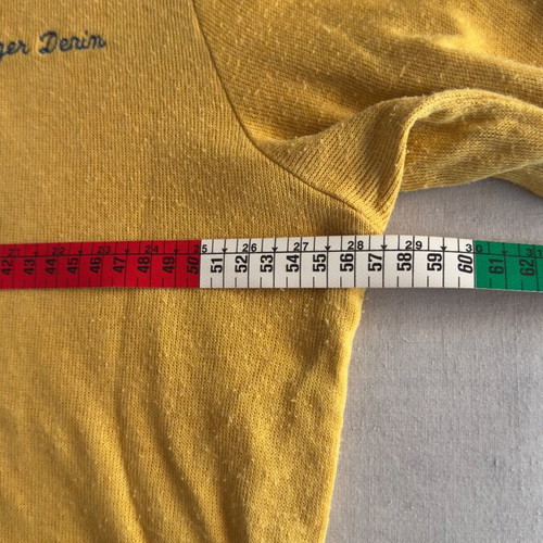 Hilfiger Denim XL Mustard Sweater used, 100% cotton