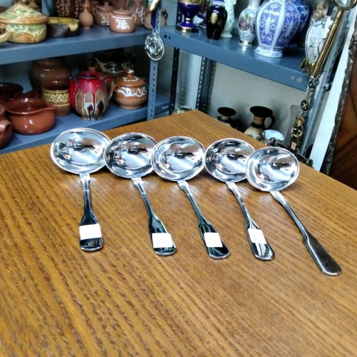 Small deep ladles new, set of 5 pieces