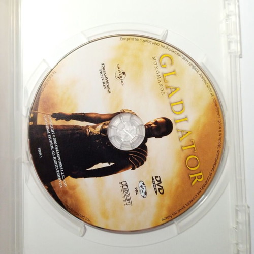 Gladiator DVD like new, action historical drama with subtitles