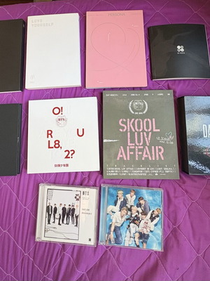 BTS album collection set used, individual albums available