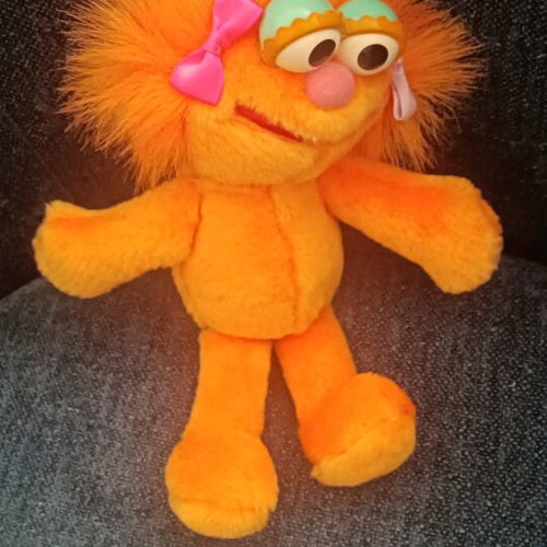 Sesame Street Zoe plush vintage like new