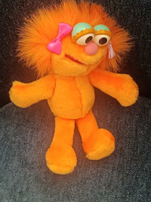 Λούτρινο Sesame Street Zoe vintage σαν καινούργιο