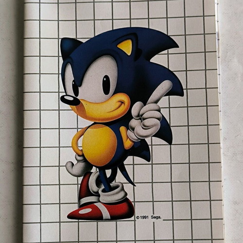 Sega Master System poster like new, very large size