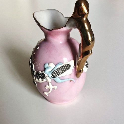 Vintage Japanese porcelain decorative vases like new
