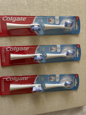 Colgate electric toothbrush replacement heads set new, pack of 6